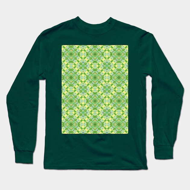 Light Green Jungle Long Sleeve T-Shirt by Amanda1775